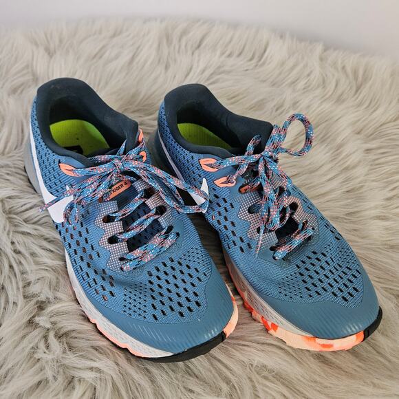 Nike Air Zoom Terra Kiger 4 Trail Running Shoes Size 6 Blue Coral Lightweight - Picture 4 of 11